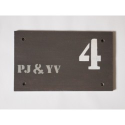 Naambord familie de Boer