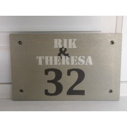 Naambord familie de Boer