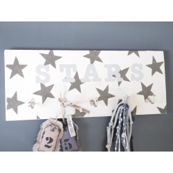 Stoere kapstok als kerstdecoratie