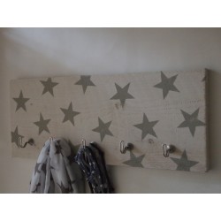 Stoere kapstok als kerstdecoratie