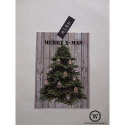 Stoere kerstkaarten | Kerstboom kaart | Wis en Waarachtig
