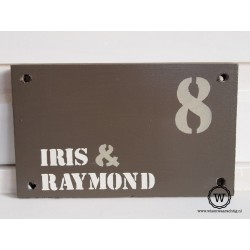 Naambord familie Langens