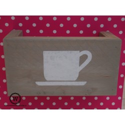 Wandlamp steigerhout | Leuk voor je koffiehoekje | Wis en Waarachtig