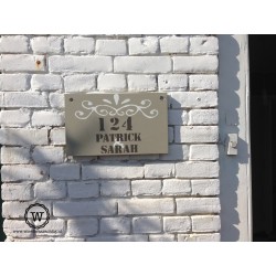 Naamborden voordeur