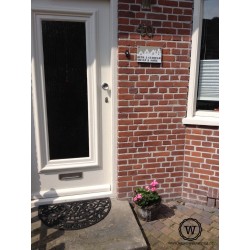 Naamborden voordeur