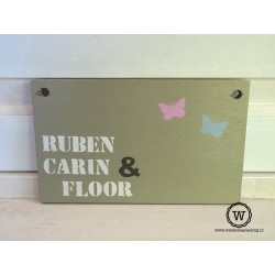 Naambord familie van Voorst