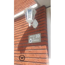 Naamborden voordeur