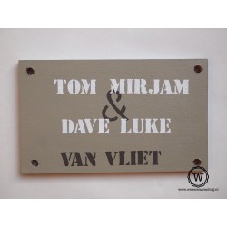 Naambord familie Koeleman