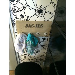 Stoere houten kapstok jasjes| Snelle levering