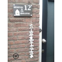 Naamborden voordeur