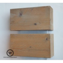 Wandlamp hout verouderd | Stoer licht in de kamer | Wis en Waarachtig