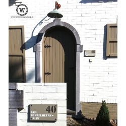 Naamborden voordeur