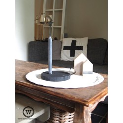 ouderwetse loopkandelaar zwart