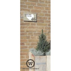 Naamborden voordeur