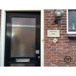 Naamborden voordeur