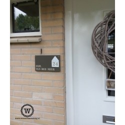 Naamborden voordeur