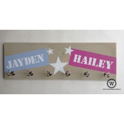 Kapstok jongen en meisje