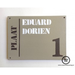 Naambord familie Martens