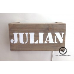 Wandlamp met naam