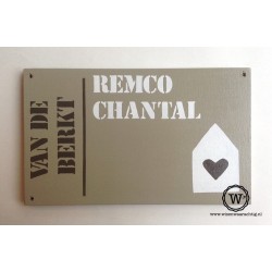 Naambord familie van Opdorp