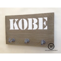 Kapstok met naam stoer