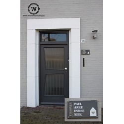 Naamborden voordeur