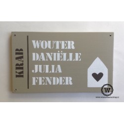 Naambord familie van Opdorp