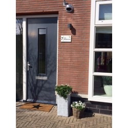 Naamborden voordeur