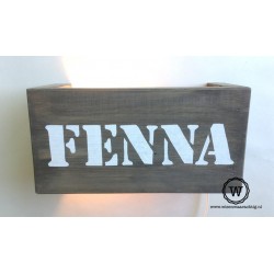 Wandlamp met naam