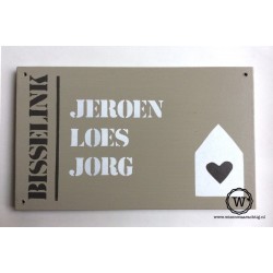 Naambord familie van Opdorp