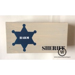 Wandlamp sheriff ster