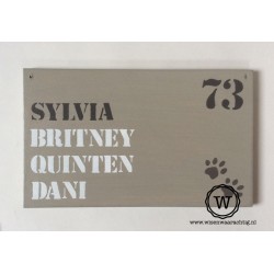 Naambord familie Termond